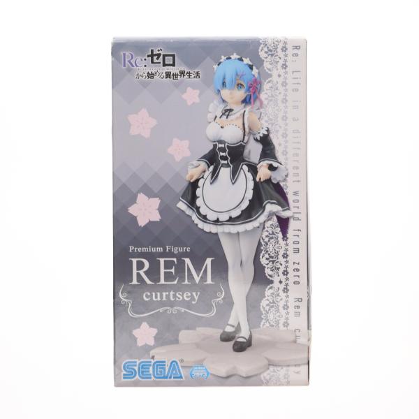 『中古即納』{FIG} レム curtsey Re:ゼロから始める異世界生活 プレミアムフィギュア ...