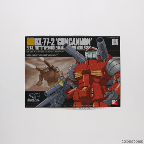 『中古即納』{PTM}HGUC 1/144 RX-77-2 ガンキャノン 機動戦士ガンダム プラモデ...