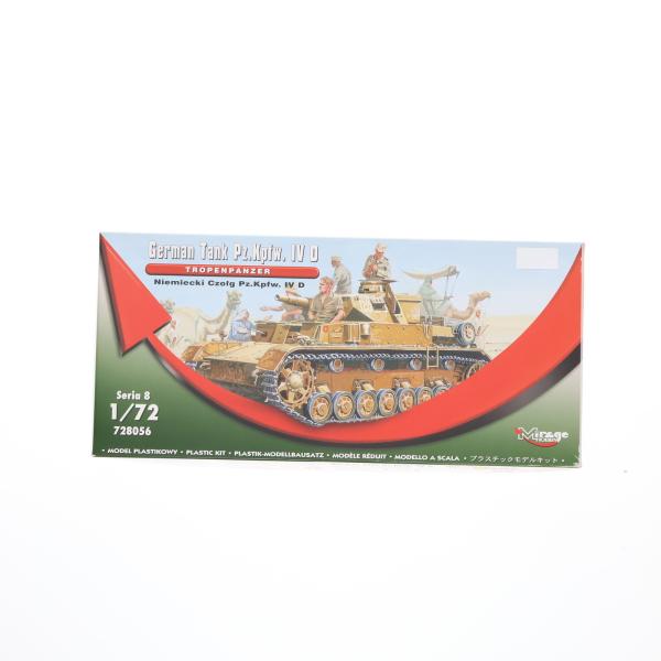 『中古即納』{PTM} 1/72 IV号戦車D型 熱帯仕様 プラモデル(MIR728056) Mir...