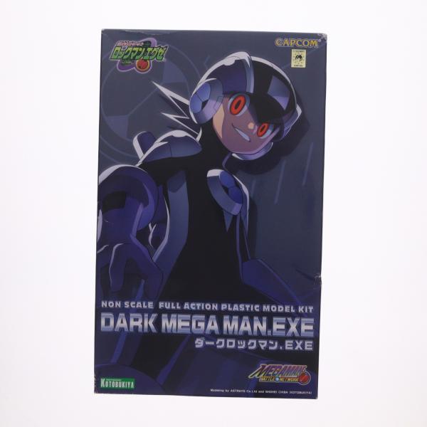 『中古即納』{PTM} ダークロックマン ロックマン エグゼ プラモデル(KP532) コトブキヤ(...