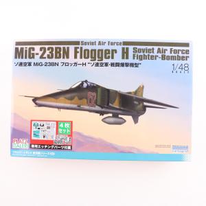 『中古即納』{PTM} 1/48 ソ連空軍 MiG-23BN フロッガーH ソ連空軍・戦闘爆撃機型 エッチングパーツ付属 プラモデル(TPA-40) プラッツ/ITALERI(20231025)