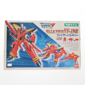 『中古即納』{PTM} 1/100 VF-19改 ファイアーバルキリー マクロス7 プラモデル バンダイ(19971025)
