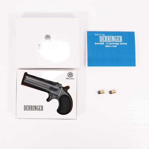 『中古即納』{MIL} マルシン工業 ガスハンドガン ハンターデリンジャー 6mmBB Xカートリッ...