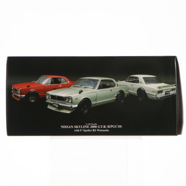 『中古即納』{MDL} 1/18 NISSAN スカイライン 2000GT-R with Fスポイラ...