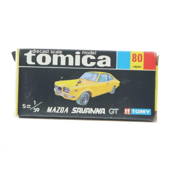 『中古即納』{MDL} トミカ No.80 1/59 マツダ サバンナ GT(イエロー/黒箱/日本製...