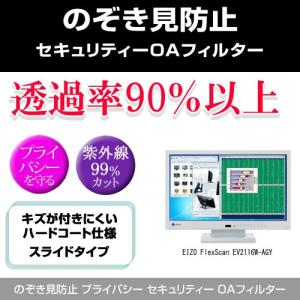 EIZO FlexScan EV2116W-AGY のぞき見防止 プライバシー フィルター 左右 覗き見防止