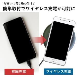 Qi ワイヤレス充電 レシーバー Type-C...の詳細画像1