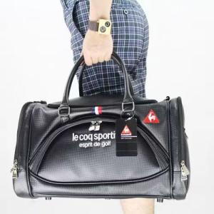 ブランドｔ−シャツ無料進呈　ルコック le coq sportif ゴルフ バッグ ボストンバッグ スポーツ シューズケース ゴルフシューズ収納付き ゴルフ小物