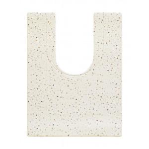 スキマにピタっ!PVCトイレマット　耳長　80×60cm テラゾー　代引き不可/同梱不可