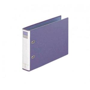 LIHIT LAB.(リヒトラブ)　D型リングファイル　A4　E型(ヨコ型)　ブルーバイオレット　F...