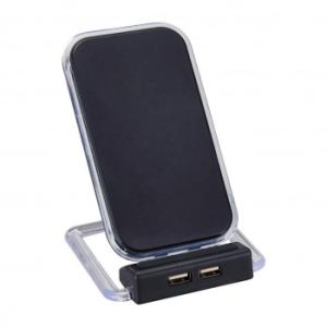 アイトック 2USBポート付ワイヤレス充電器アスタブ 6169-23 4328-036　代引き不可/...