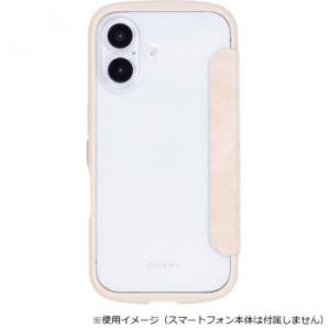 Chrome-NATURAL iPhone17専用背面手帳型ケース Beige/ベージュ iP25-...