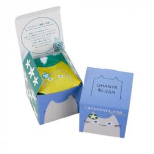 お花柄タオルハンカチ ジャスミン NYA-001-JS　代引き不可/同梱不可