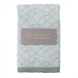 KATACHI KOKOCHI フェイスタオル1P(袋入れ) グリーン K-20FF3　代引き不可/...