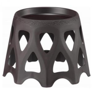 アップルウェアー 受皿付きスタンド 21型MID ダークブラウン　代引き不可/同梱不可