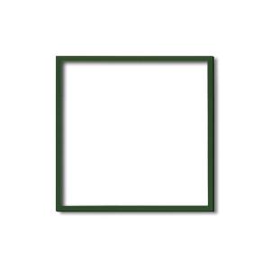 〔角額〕木製正方額・壁掛けひも 5767 350角(350×350mm)「グリーン」｜mediaroad1290