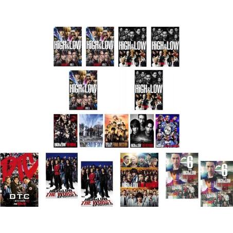 HiGH ＆ LOW 全17枚 TV版 SEASON1 全3巻、SEASON2 全3巻、THE WO...