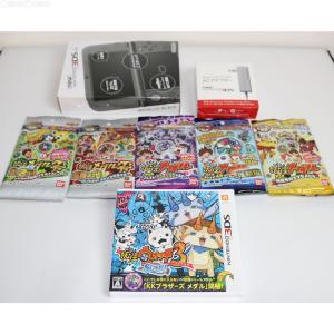 『中古即納』{本体}{3DS}(SET)Newニンテンドー3DS LL メタリックブラック「妖怪ウォッチ3 スシ」はじめようセット(20160716)｜mediaworld-plus