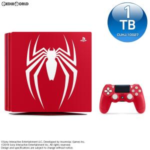 『中古即納』{本体}{PS4}プレイステーション4 プロ PlayStation 4 Pro Marvel's Spider-Man(マーベル スパイダーマン) Limited Edition(CUHJ-10027)(20180907)｜mediaworld-plus