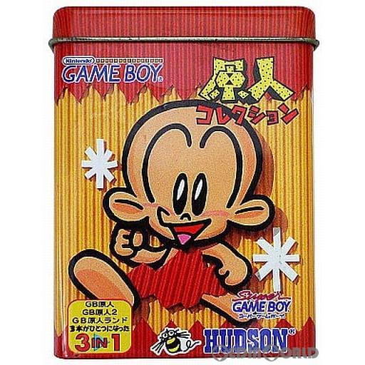 『中古即納』{箱説明書なし}{GB} 原人コレクション ゲーム缶VOL.3 ハドソン (199611...