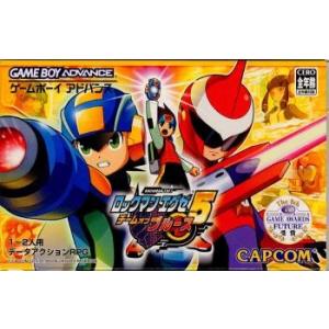 『中古即納』{箱説明書なし}{GBA}ロックマンエグゼ5 チーム オブ ブルース(20041209)｜mediaworld-plus