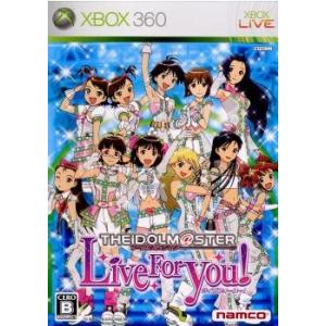 『中古即納』{Xbox360} アイドルマスター ライブフォーユー!(THE IDOLM@STER ...