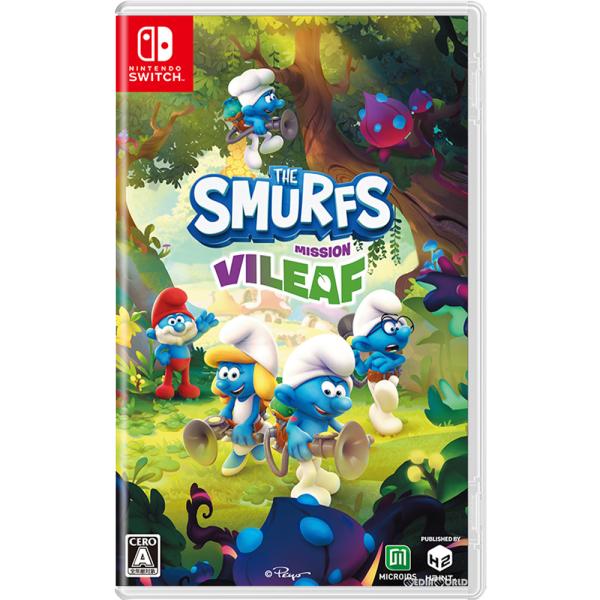 『中古即納』{Switch}The Smurfs Mission Vileaf(スマーフ 邪悪な葉っ...