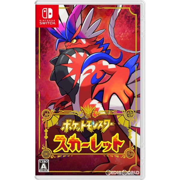 『中古即納』{Switch} ポケットモンスター スカーレット(ポケモンSV / 朱紫) 任天堂 (...