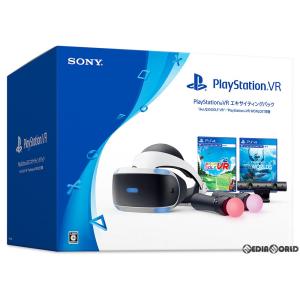 『中古即納』{ACC}{PS4}PlayStation VR エキサイティングパック 「みんなのGOLF VR」・「PlayStation VR WORLDS」同梱(CUHJ-16008)(20190607)