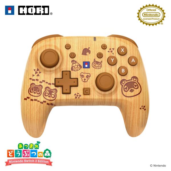 『予約前日発送』{ACC}{Switch2} あつまれ どうぶつの森 ワイヤレスホリパッド TURB...