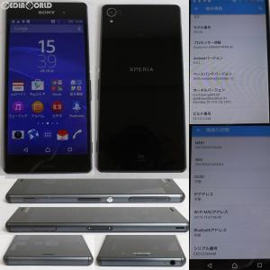 『中古即納』Xperia Z3 SOL26(ブラック) au ソニーモバイル(SOL26MKA)｜mediaworld-plus