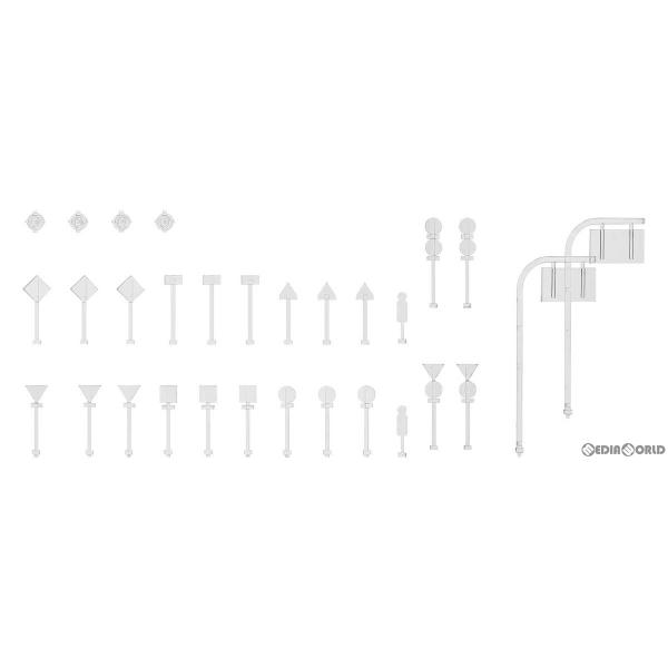 『新品』『お取り寄せ』{RWM} 2631 道路標識セット(クリア) 着色済みストラクチャーキット ...