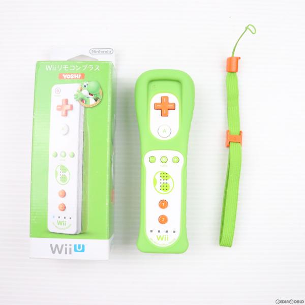 『中古即納』{ACC}{WiiU}Wiiリモコンプラス ヨッシー(Wii/Wii U用) 任天堂(R...