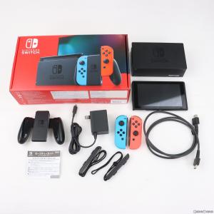 『中古即納』{本体}{Switch}Nintendo Switch(ニンテンドースイッチ) Joy-Con(L) ネオンブルー/(R) ネオンレッド(HAD-S-KABAA)(20190830)｜mediaworld-plus