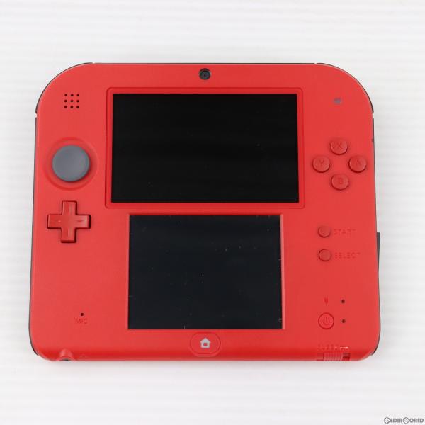 『中古即納』{本体}{3DS}ニンテンドー2DS レッド(FTR-S-RCAA)(20160915)