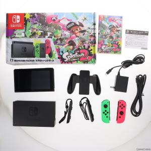 『中古即納』{本体}{Switch}Nintendo Switch(ニンテンドースイッチ) スプラトゥーン2セット(HAC-S-KACEA)(20170721)｜mediaworld-plus