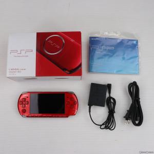 『中古即納』{本体}{PSP}PSP プレイステーション・ポータブル ラディアント・レッド(PSP-3000RR)(20090305)｜mediaworld-plus