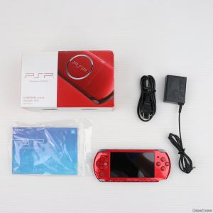 『中古即納』{本体}{PSP}PSP プレイステーション・ポータブル ラディアント・レッド(PSP-3000RR)(20090305)｜mediaworld-plus