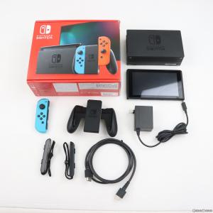 『中古即納』{本体}{Switch}Nintendo Switch(ニンテンドースイッチ) Joy-Con(L) ネオンブルー/(R) ネオンレッド(HAD-S-KABAH)(20221117)｜mediaworld-plus