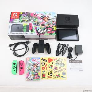 『中古即納』{本体}{Switch}Nintendo Switch(ニンテンドースイッチ) スプラトゥーン2セット(HAC-S-KACEA)(20170721)｜mediaworld-plus