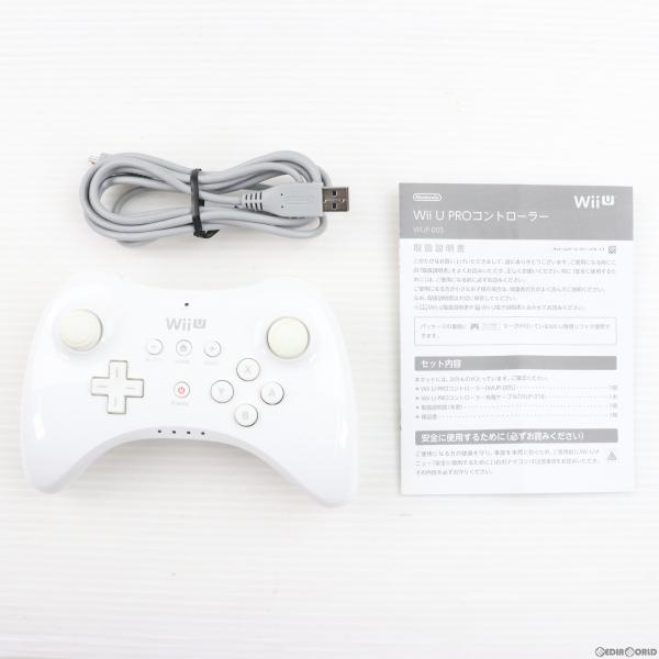 『中古即納』{ACC}{WiiU}Wii U PROコントローラー shiro(Wii U プロコン...