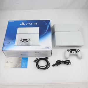 『中古即納』{本体}{PS4}プレイステーション4 PlayStation4 グレイシャー・ホワイト HDD500GB(CUH-1200AB02)(20150625)｜mediaworld-plus