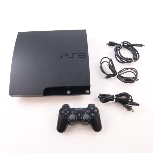 『中古即納』{PS3} (本体) PlayStation 3(プレイステーション3) チャコール・ブ...