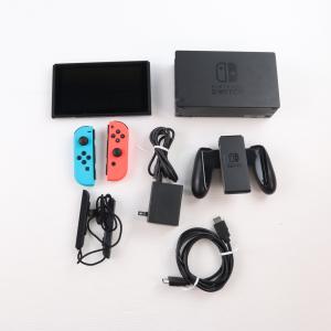 『中古即納』{Switch} (本体) Nintendo Switch(ニンテンドースイッチ) Joy-Con(L) ネオンブルー/R ネオンレッド 任天堂(HAD-S-KABAH)(20190830)