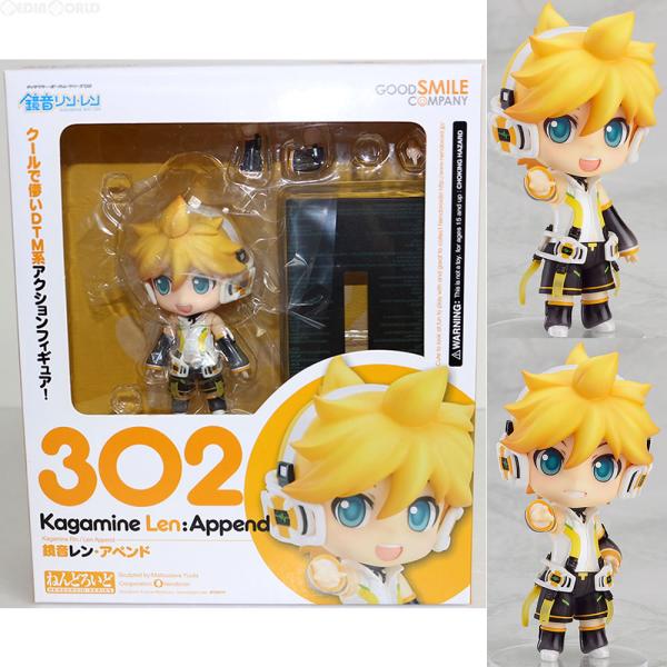 『中古即納』{FIG}ねんどろいど 302 鏡音レン・アペンド キャラクター・ボーカル・シリーズ02...