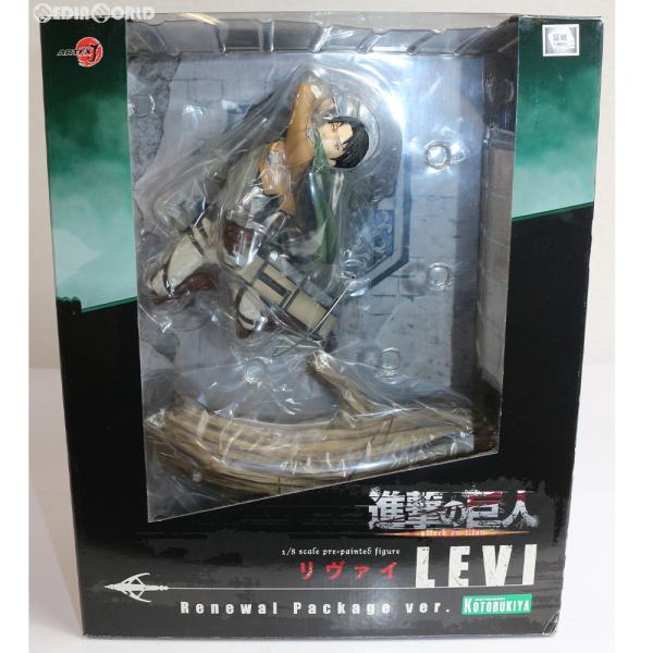 『中古即納』{FIG}ARTFX J リヴァイ リニューアルパッケージver. 進撃の巨人 1/8 ...