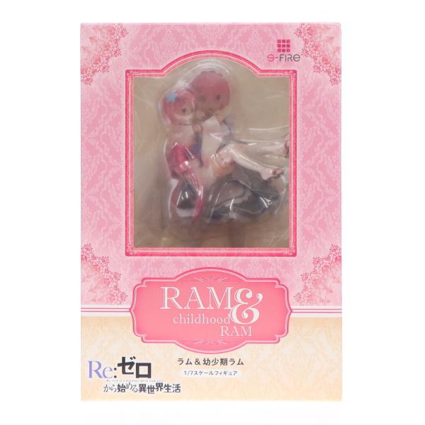 『中古即納』{FIG} ラム&amp;幼少期ラム Re:ゼロから始める異世界生活 1/7 完成品 フィギュア...
