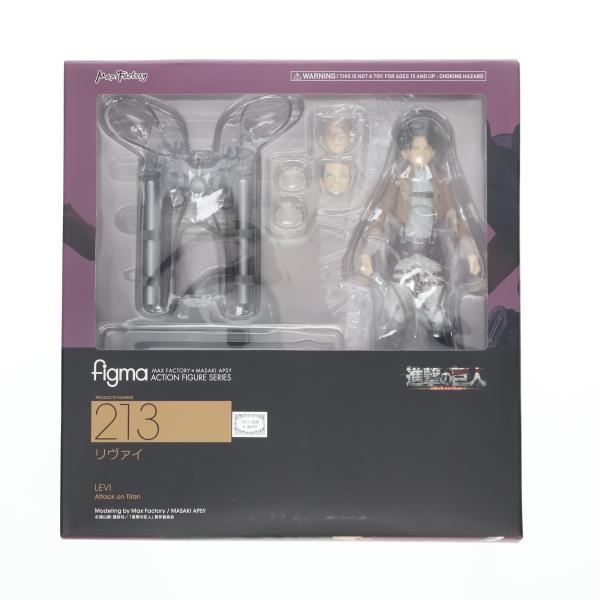 『中古即納』{FIG} figma(フィグマ) 213 リヴァイ 進撃の巨人 完成品 可動フィギュア...