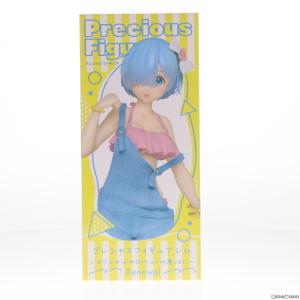 『中古即納』{FIG}レム Re:ゼロから始める異世界生活 プレシャスフィギュア レム オリジナルサロペット水着 ver. Renewal プライズ(451465600) タイトー｜mediaworld-plus