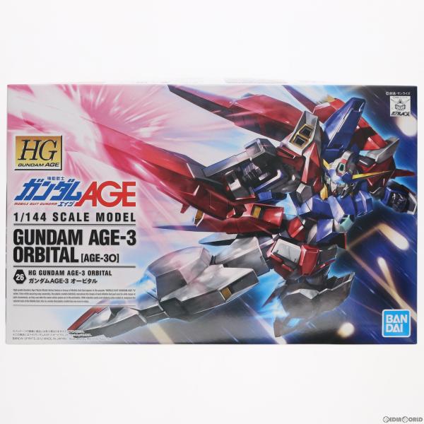 『中古即納』{PTM}HG 1/144 ガンダムAGE-3 オービタル 機動戦士ガンダムAGE(エイ...